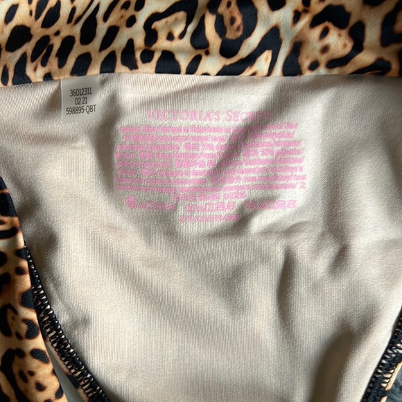 VICTORIA'S SECRET Swim Pelosa Brazilian Leopard Swim Bottom NWT S HTF - Picture 8 of 10